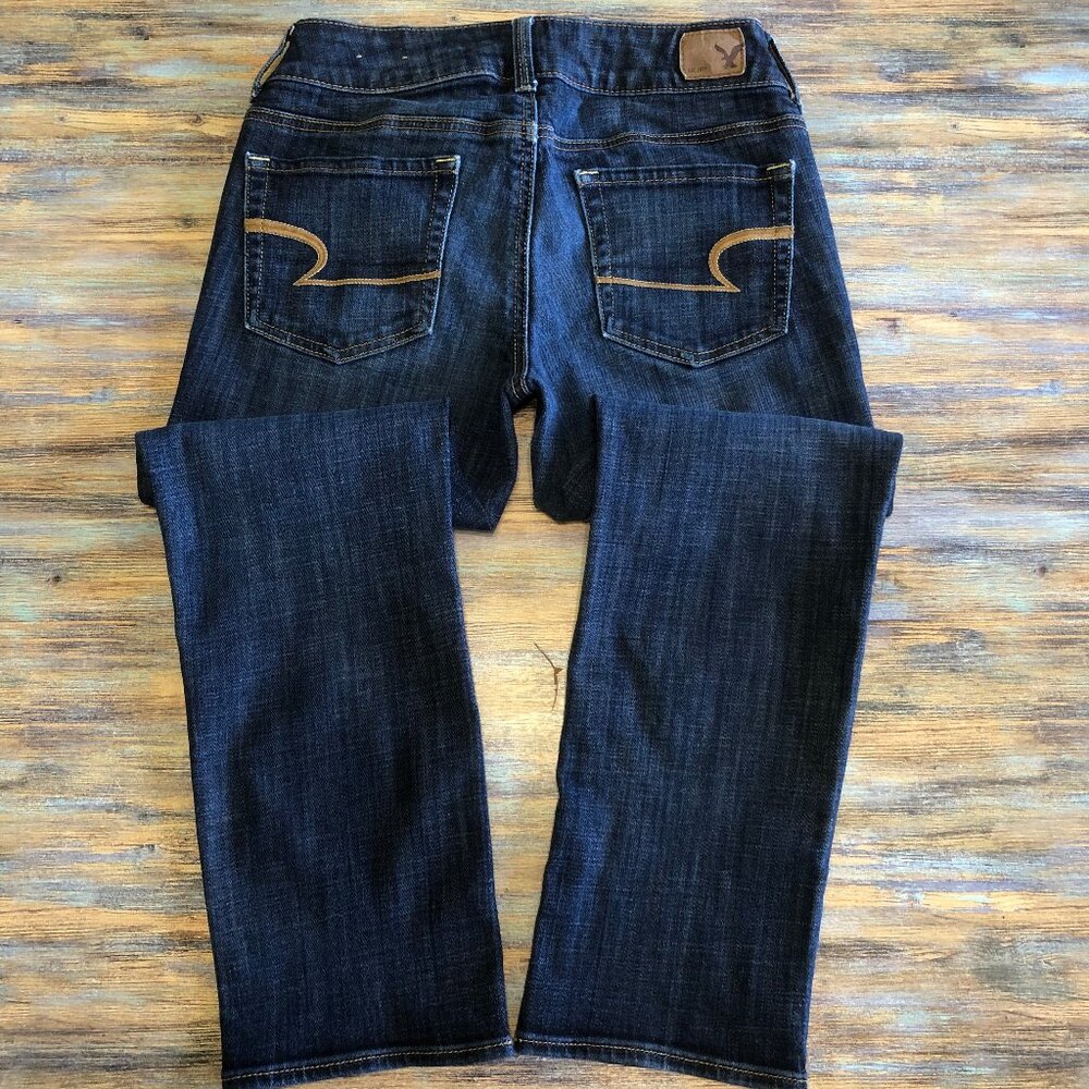 American Eagle Outfitters Jeans Artist Crop Stretch Low RiseBlue Womens Size 2